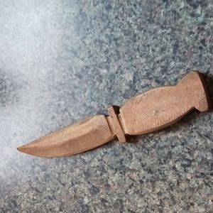 Collectable Vintage Knife Solid Brass